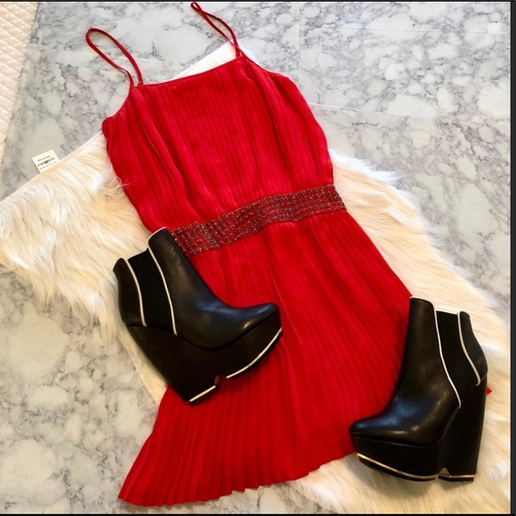 L. A. M. B. : Black “Diva” Platform Wedge Booties - Picture 3 of 8